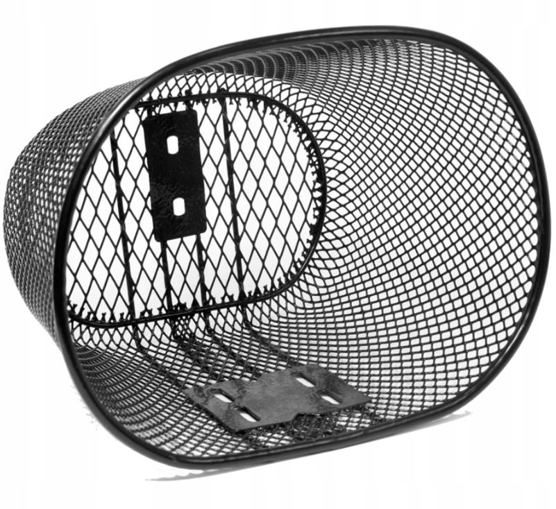 KOSZYK METALOWY DUŻY KOSZ ROWEROWY NA KIEROWNICĘ NA UCHWYT DO ROWERU ROWER Obciążenie maksymalne 5 kg