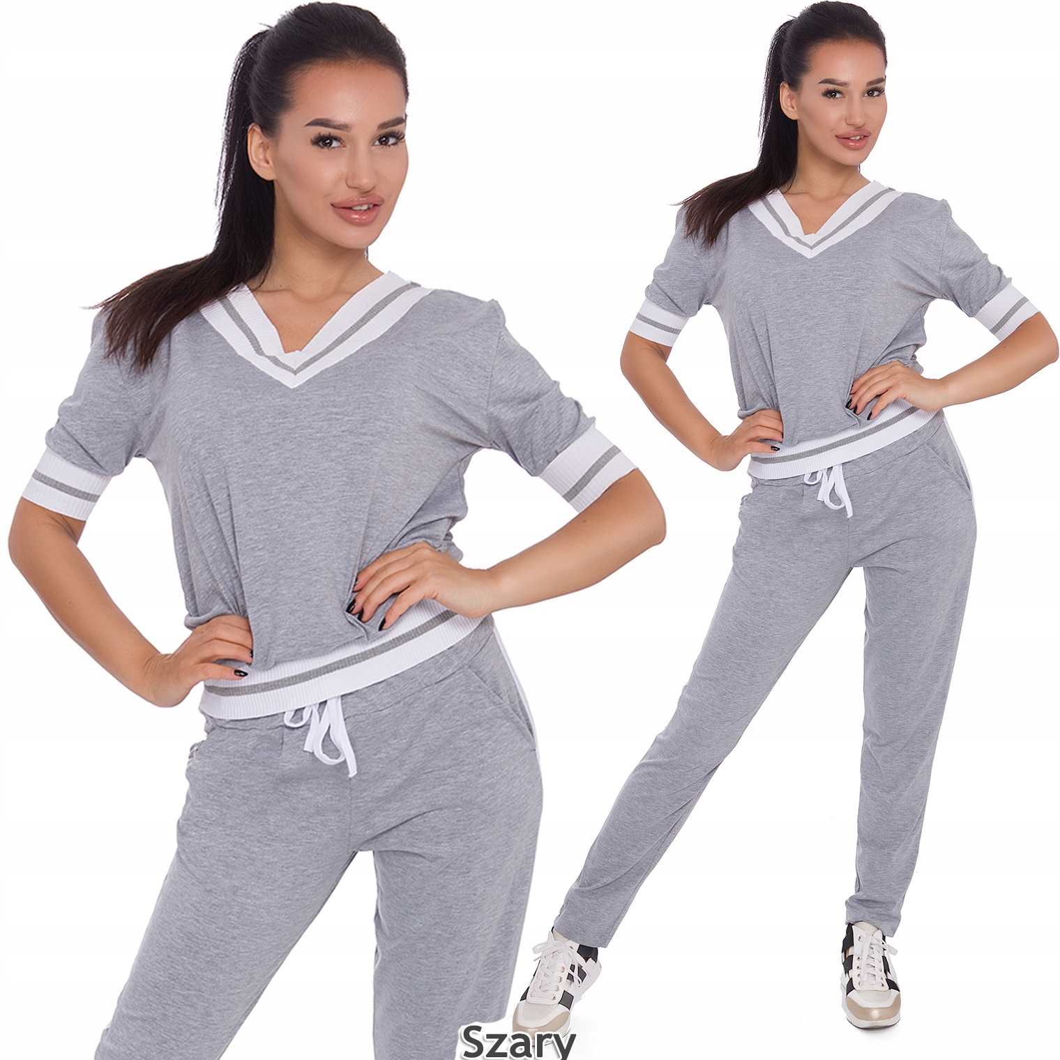 

598__XL/42__DRES Bluza Spodnie Ściągacze Lampas