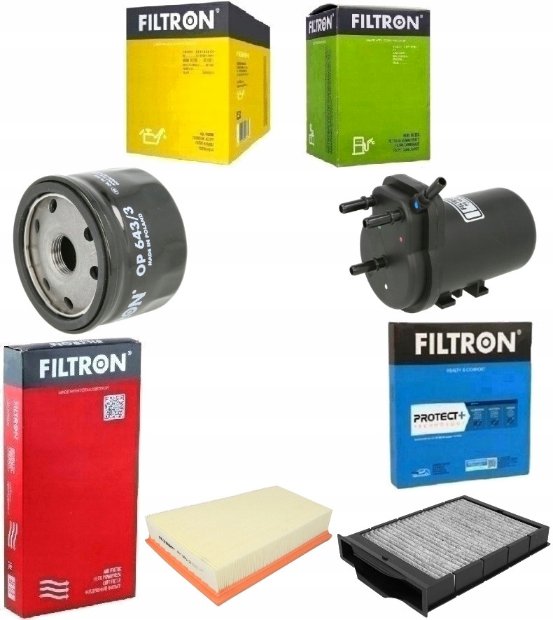 OP643/3 - НАБІР ФІЛЬТРІВ FILTRON MEGANE II 1.5 DCI 2002-10