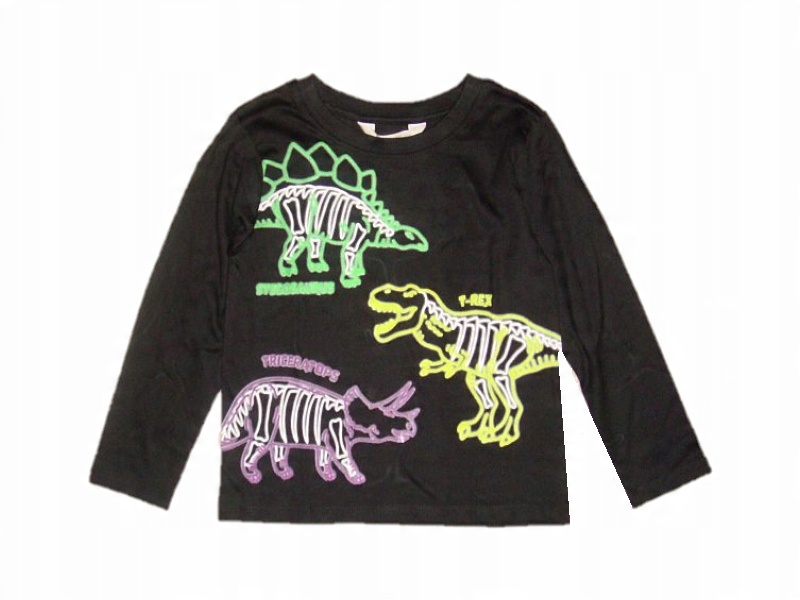 

Nowa H&m bluzeczka Dinozaury czarna 122/128