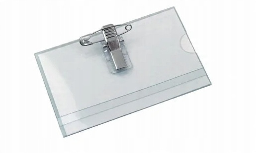 

Identyfikator Office Products, z klipsem i agrafką