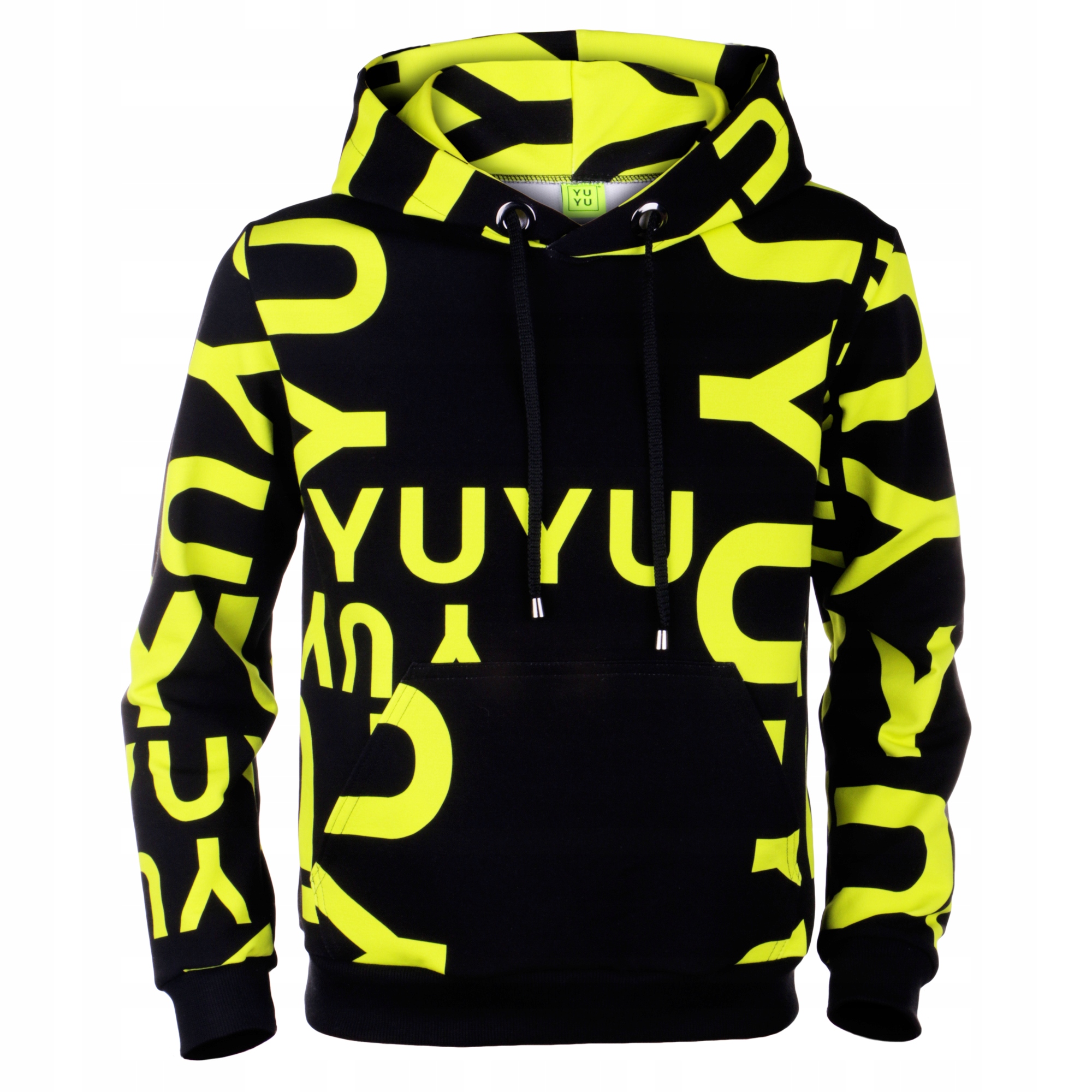 

Bluza Czarna Żółta Kaptur Sznurek Yuyu 164/170