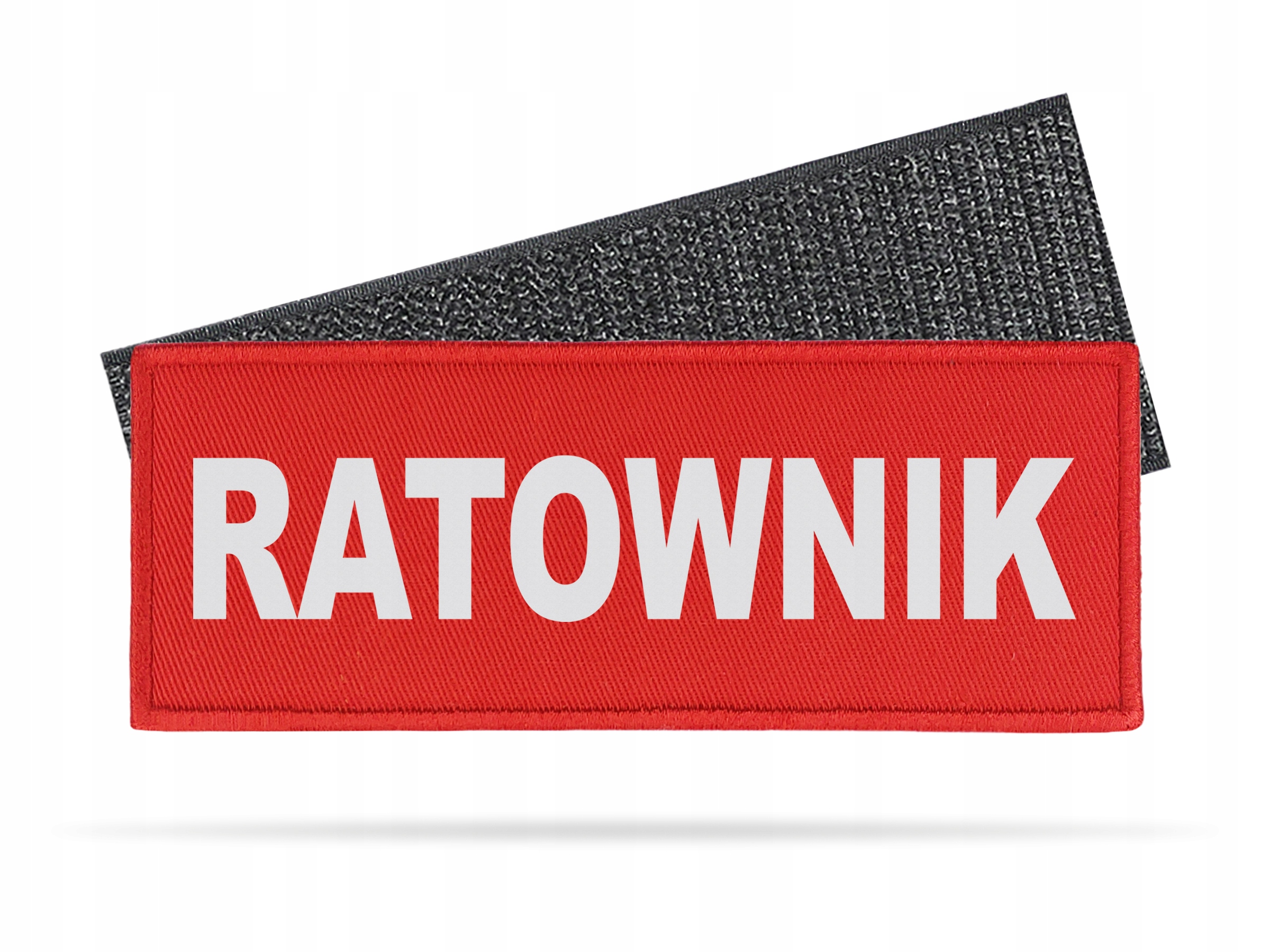 

Naszywka Z Rzepem Ratownik Napis Odblaskowy 13x5cm
