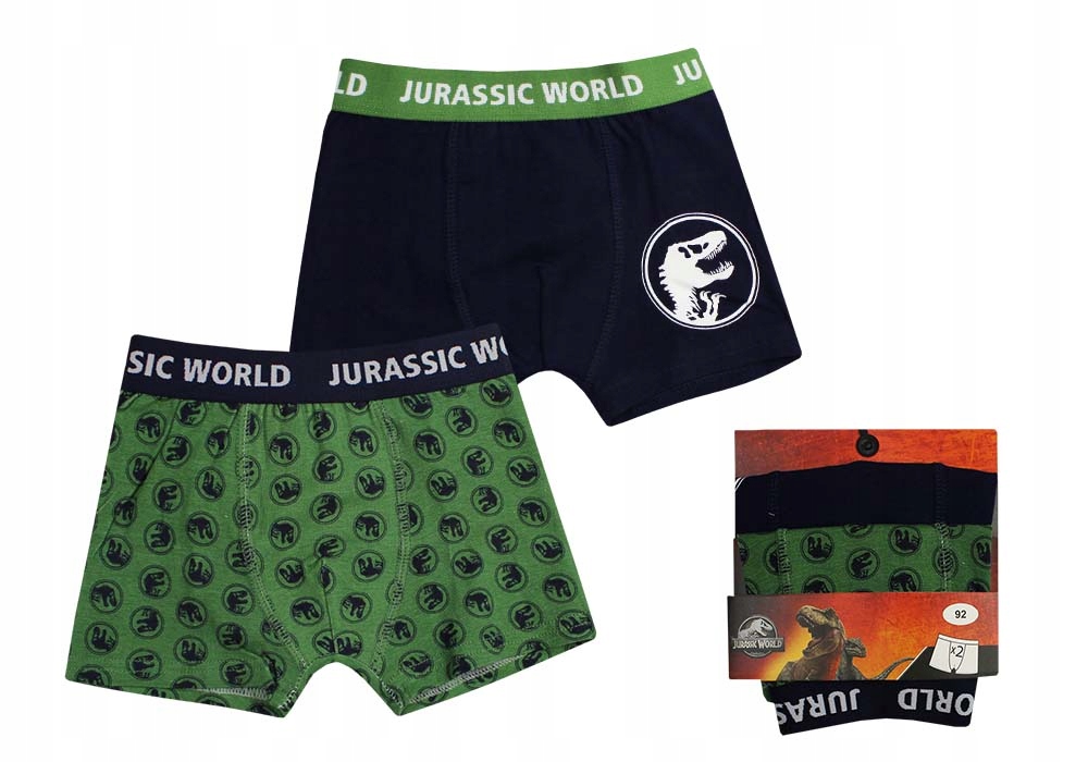 

Jurassic Park Bokserki Dla Chłopca 2-PAK 98-104