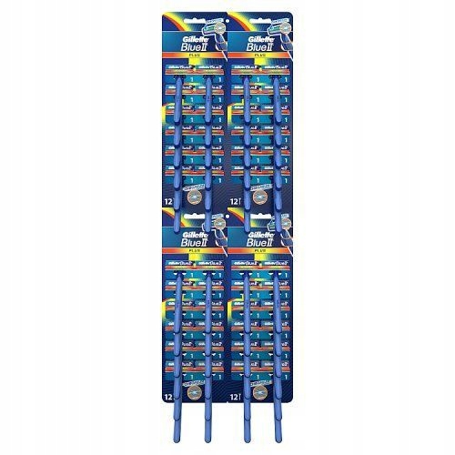

Gillette Blue II Plus maszynka do golenia 48szt.