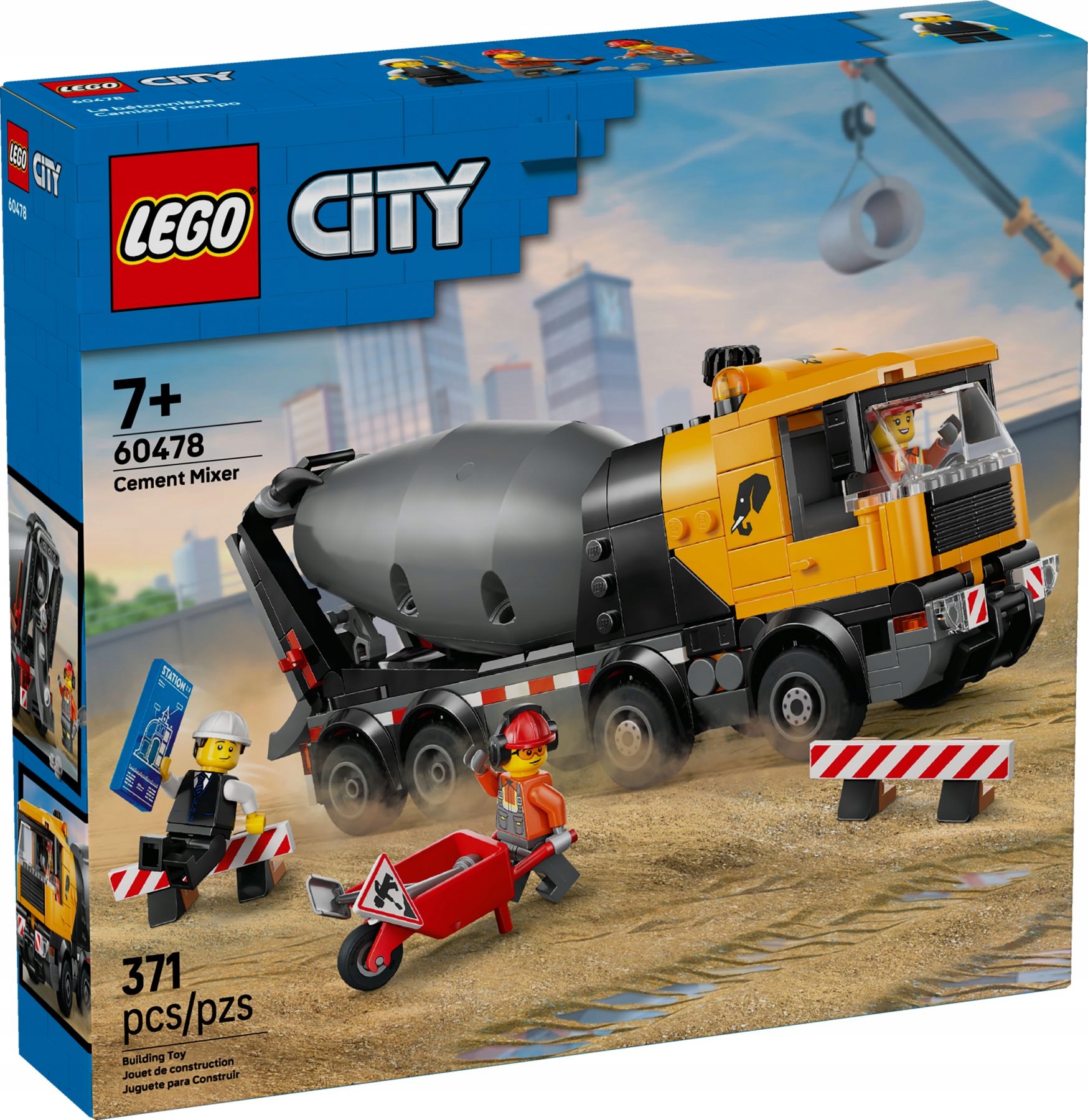 Lego City 60478 Domíchávač Betonu