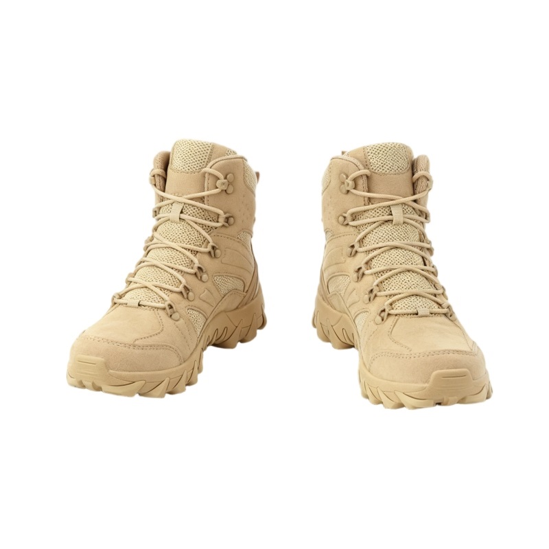 Taktické Vojenské, Voděodolné Trekové Kožené Boty