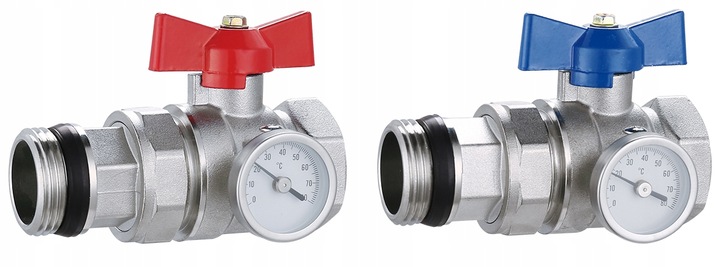 

Zawór Kulowy Prosty 1" Śrubunek Termometr