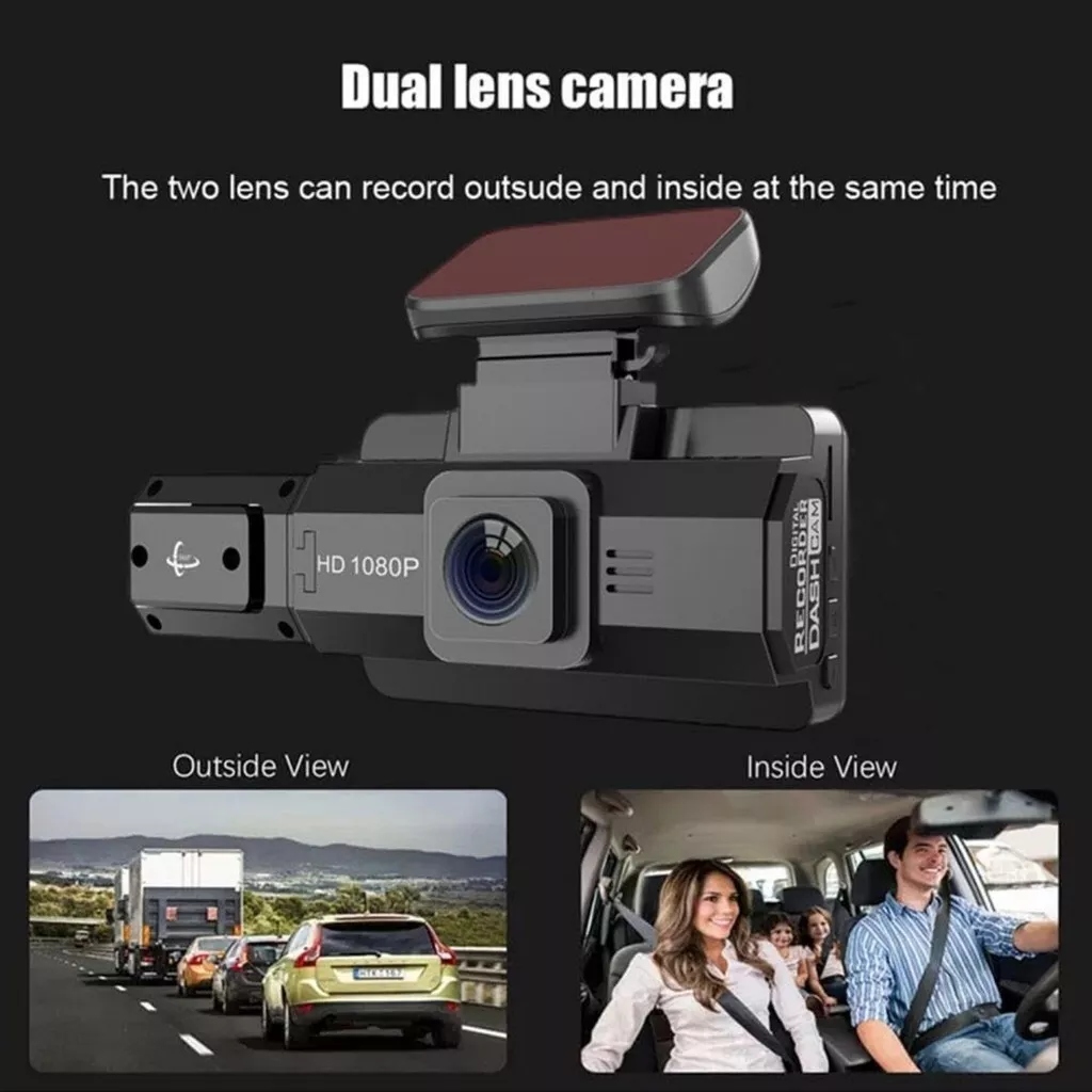 Dual Camera Dash Cam Front And Rear Infrared Night Vision Video Recorder EAN (GTIN) 6925317393727
