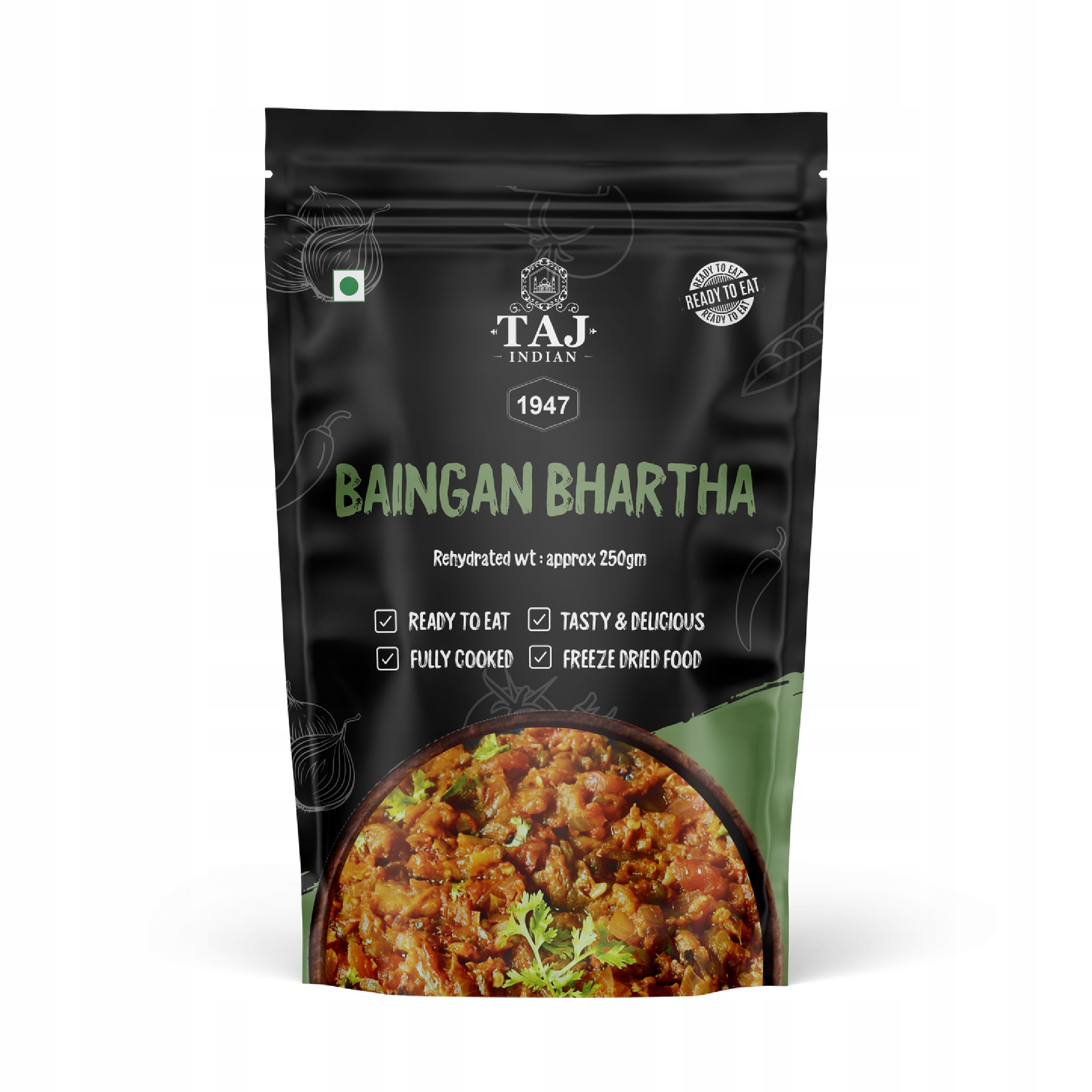 TAJ INDIAN 1947 BAINGAN BHARTA 250G