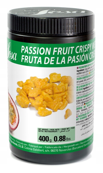 Levně Křupavý posyp Marakuja Passion Fruit Crispy Wet-proof Sosa 400 g