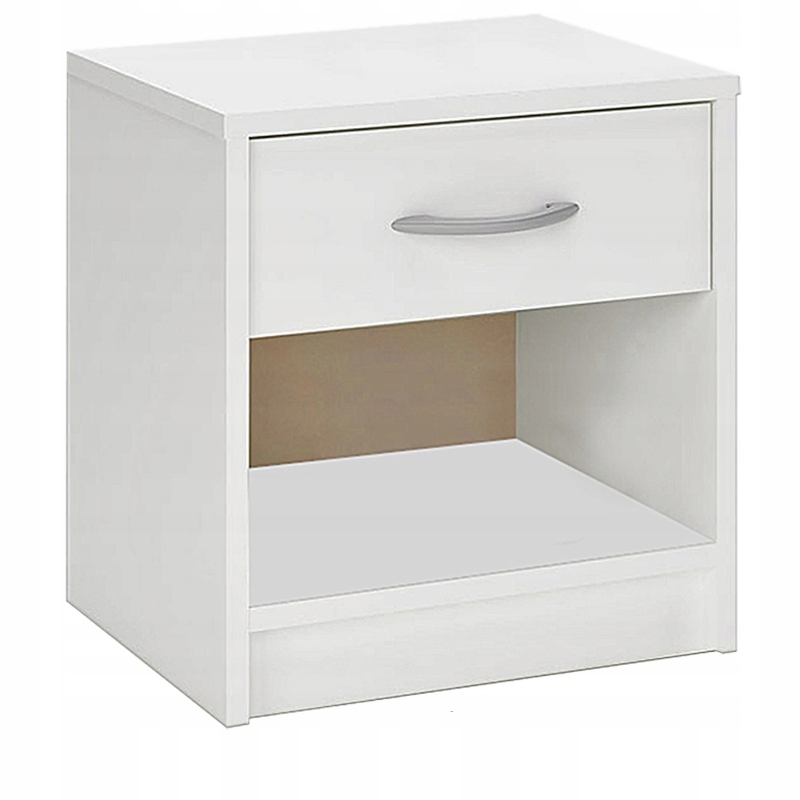 

Szafka Nocna Komoda Szuflada Biała 40X50X35