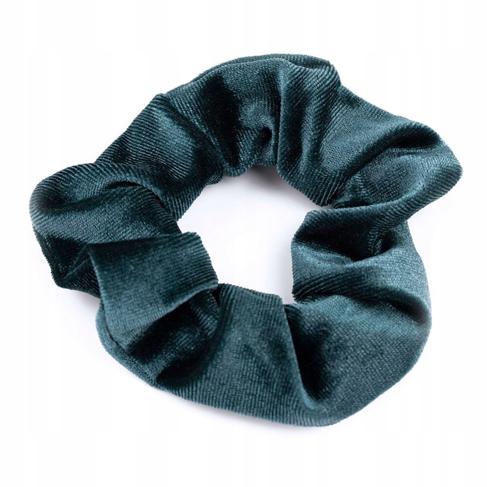 

Gumka Do Włosów scrunchies Frotka welur Morska