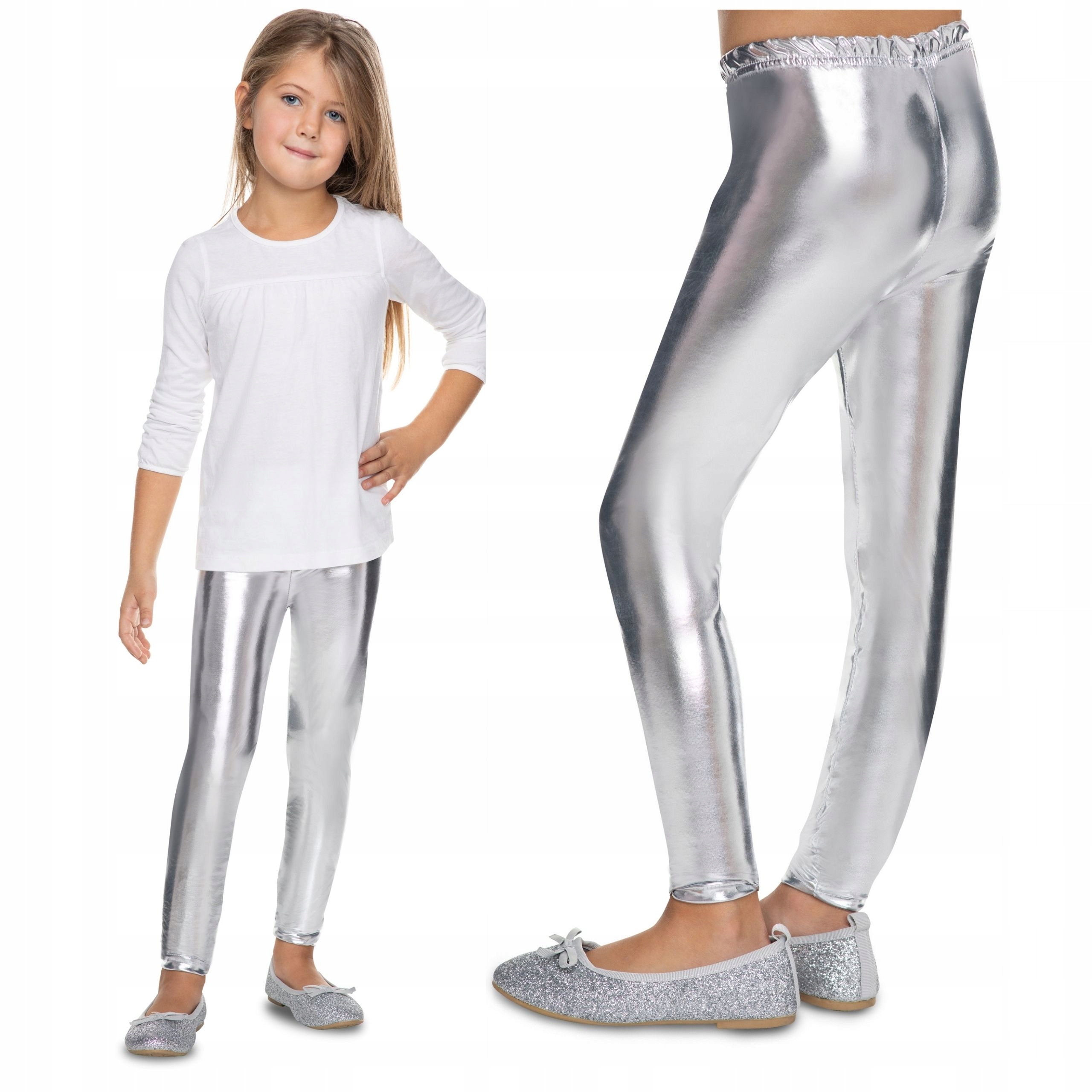 

Dziecięce Legginsy Kolorowe Lateksowe Getry Ltxk