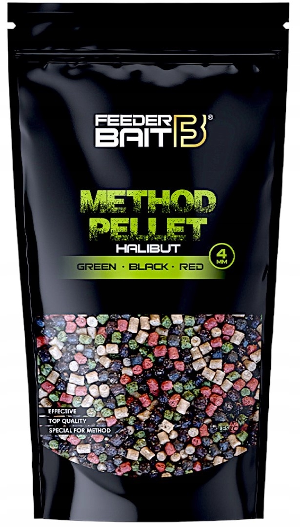 Feeder Bait Pellet Wędkarski Zanętowy 4mm Halibut method feeder