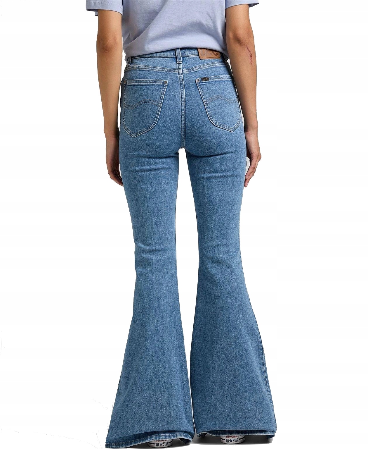 Damskie spodnie dzwony Lee Skinny Flare Sunday Light L31KFAOI 29/33