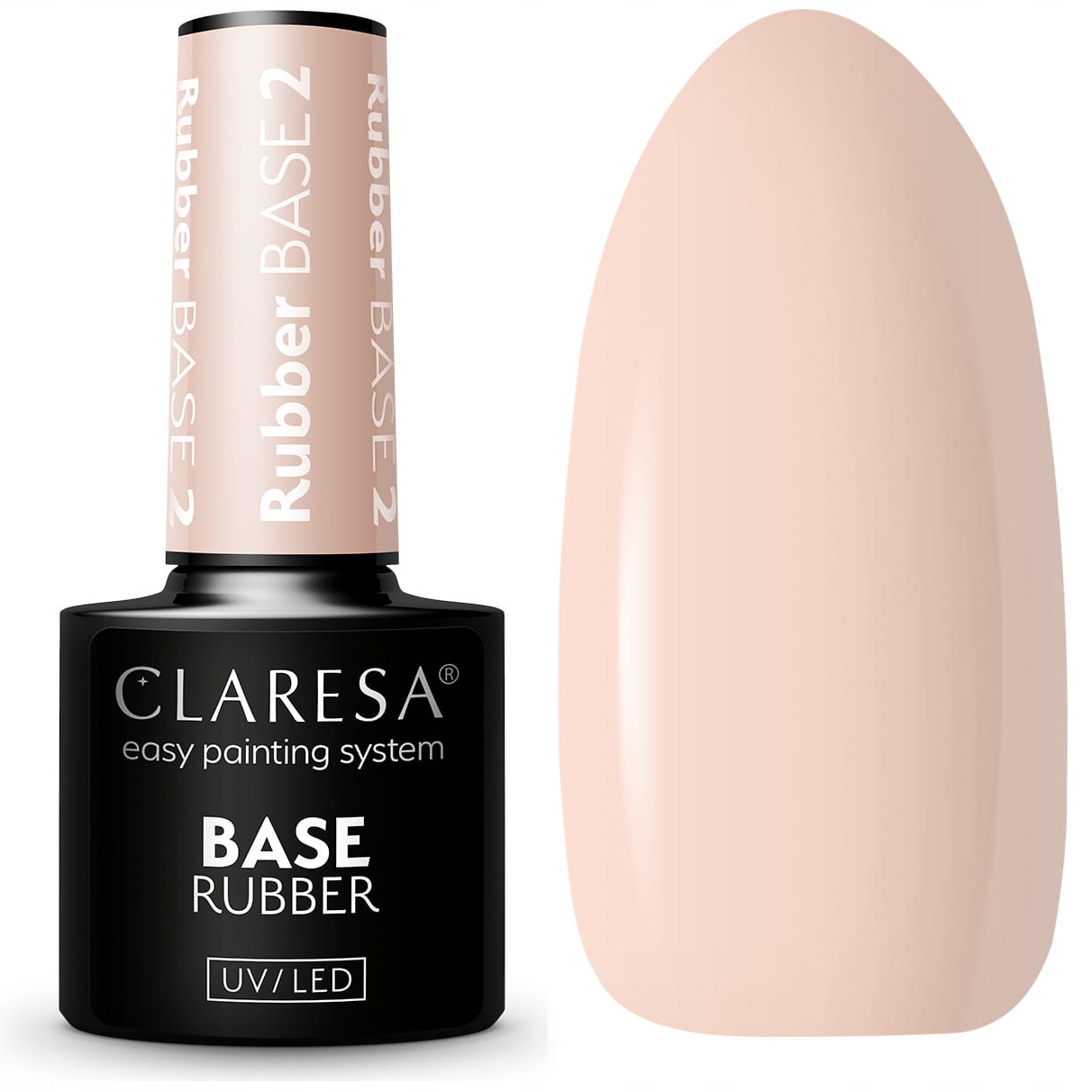 Claresa Baza Rubber 2 hybrydowa do paznokci UV/LED