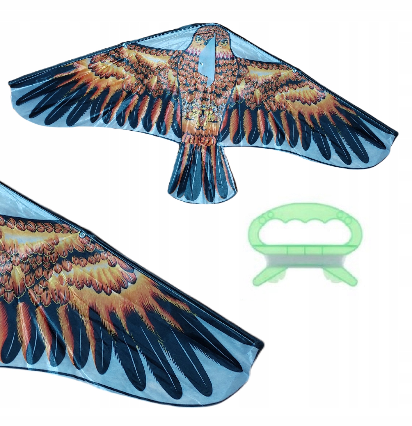 

Duży Latawiec Ptak Orzeł Z Linką Mocny