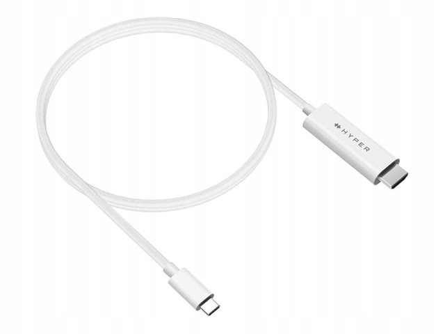 White Male 24 pin Usb-c 2.5 m Male 19 pin Hdmi Type A