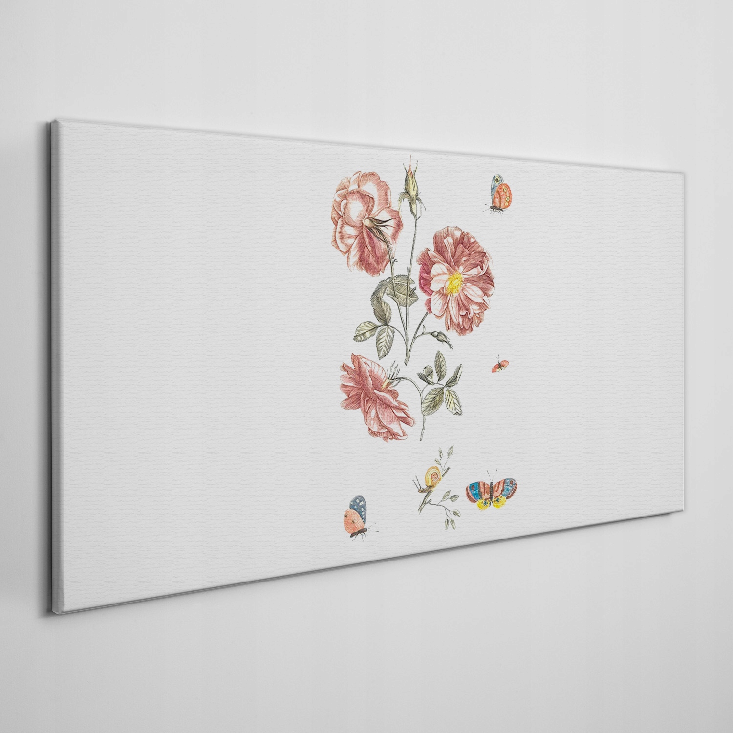 

Obraz na płótnie Kwiaty rośliny motyl 100x50 cm