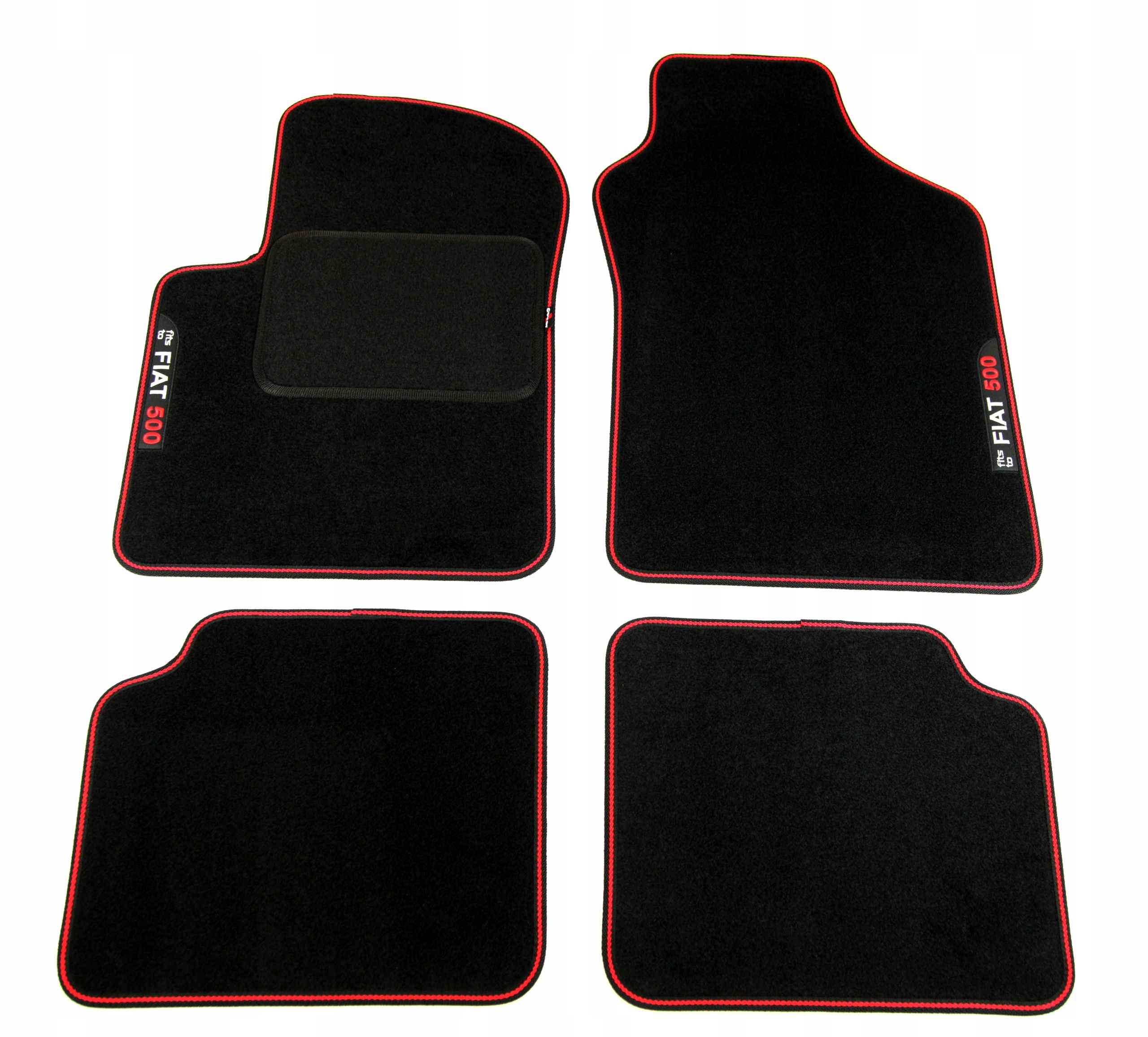 Велюрові килимки Fiat 500