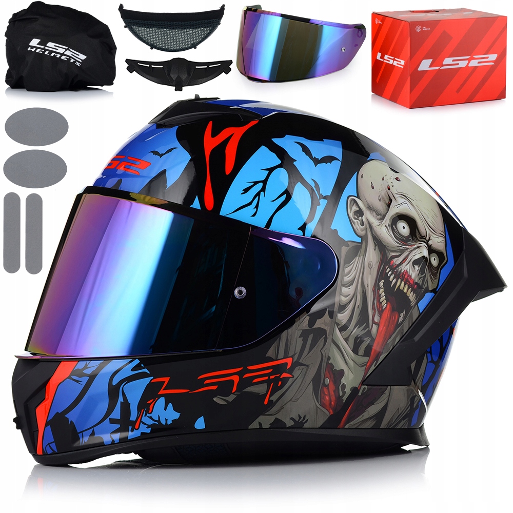 Motocyklová Prilba LS2 FF820 Rapid III System Pinlock Ecer 22.06 2x Sklo