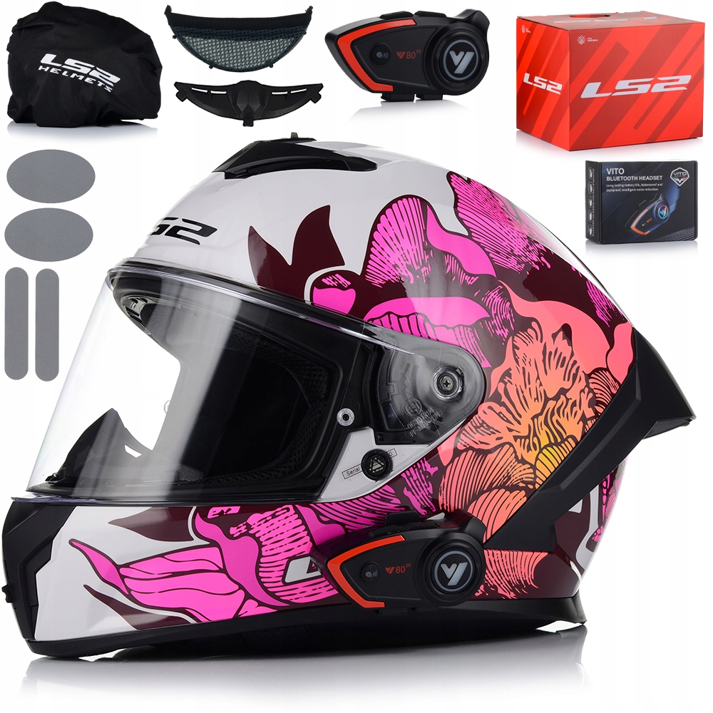 Motocyklová Prilba LS2 FF820 Rapid III Systém Pinlock Ecer 22.06 Interkom