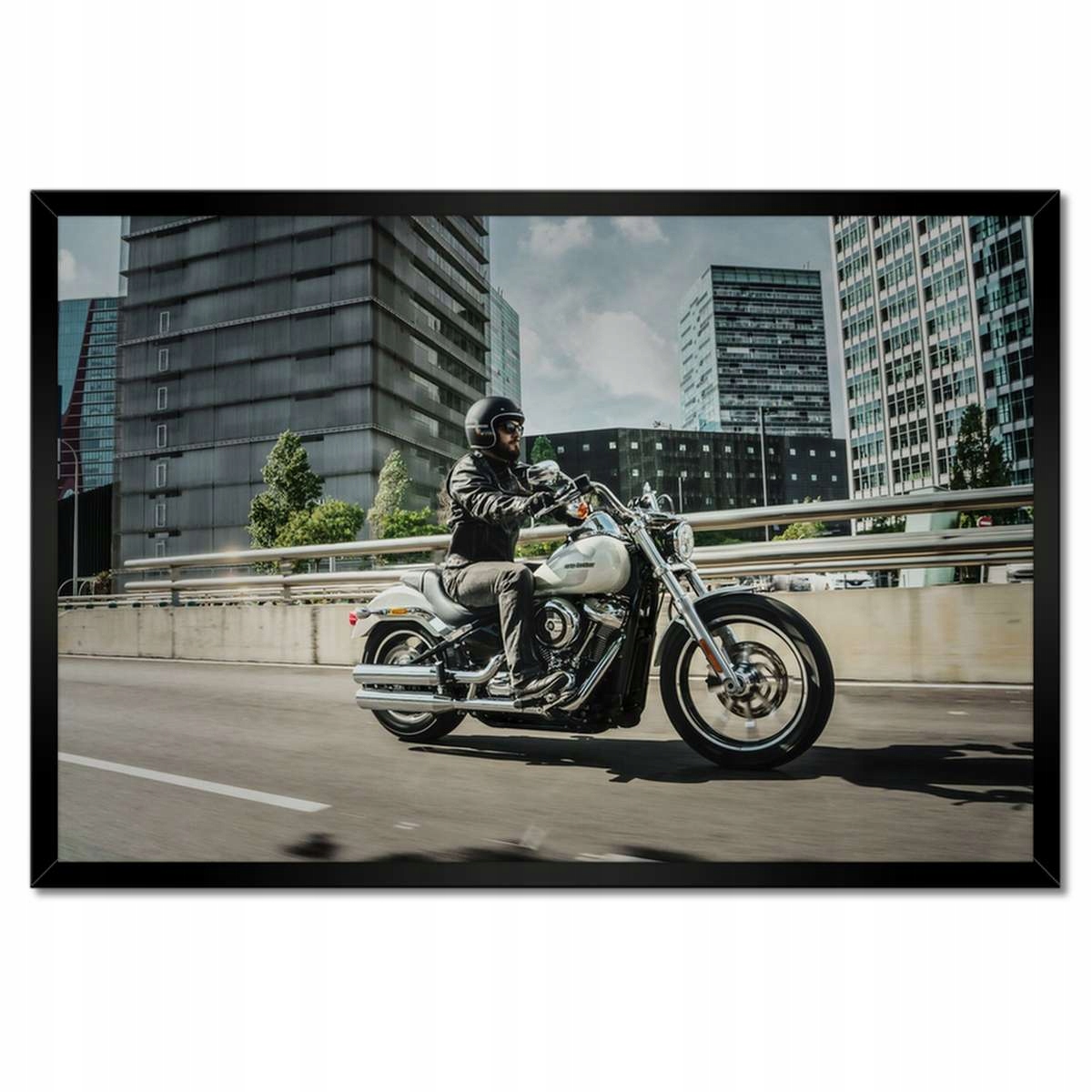 Plakáty v rámu 60x40 Harley Davidson Motocykl
