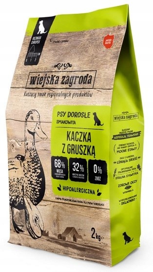 Zdravé krmivo krmivo pro psa Wiejska Zagroda Kachna s hruškou 2 kg