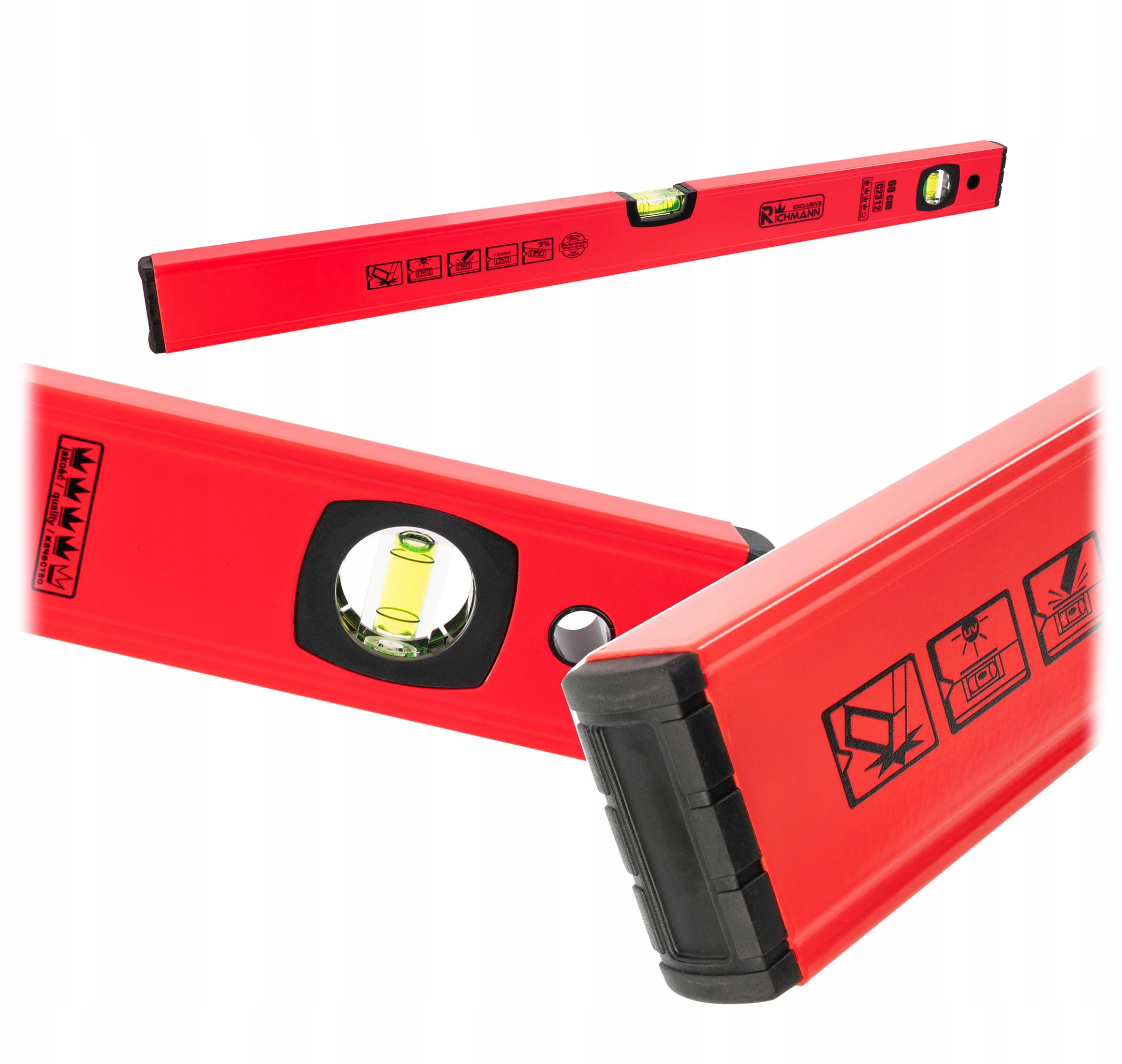 

Poziomica 60cm Aluminiowa 2 Libelle Richmann