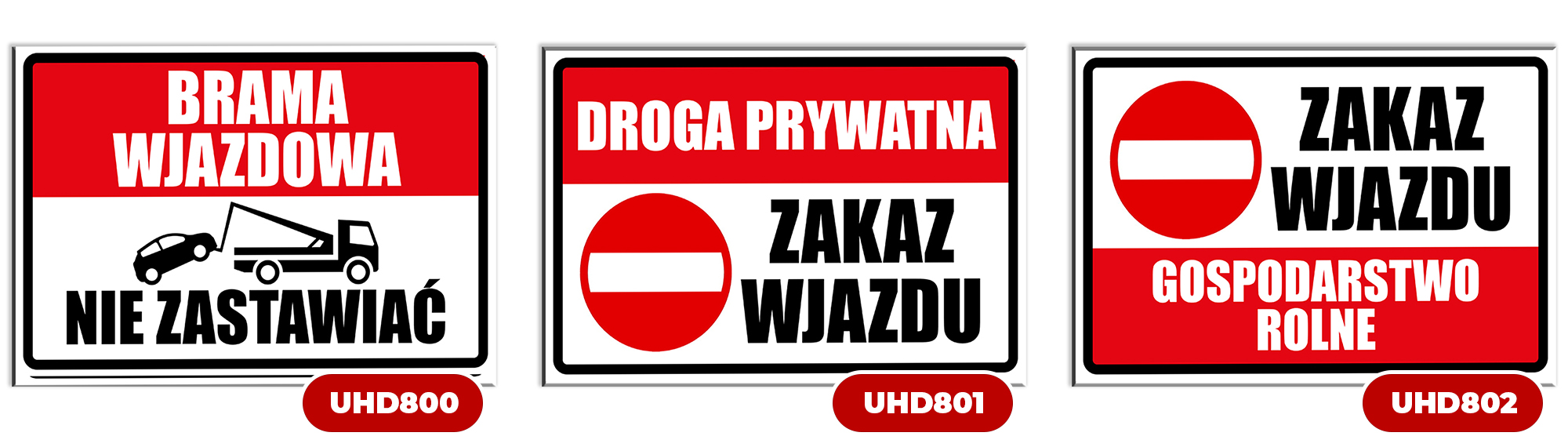 Tabliczka Informacyjna PCV 32x21 Wyjazd Garażu Wz Kształt prostokątna
