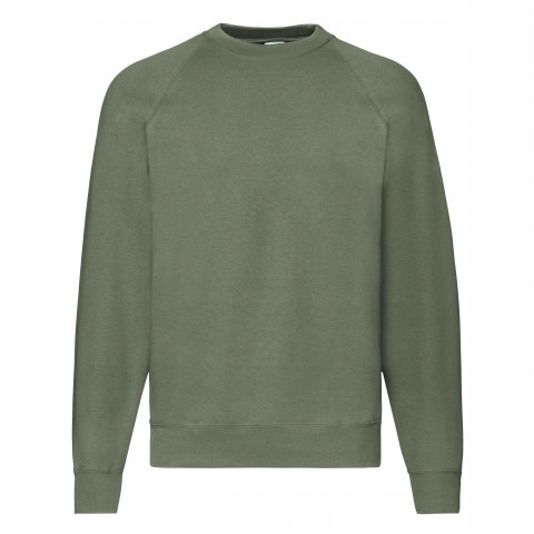 

Bluza męska Raglan Sweat FruitLoom oliwka M