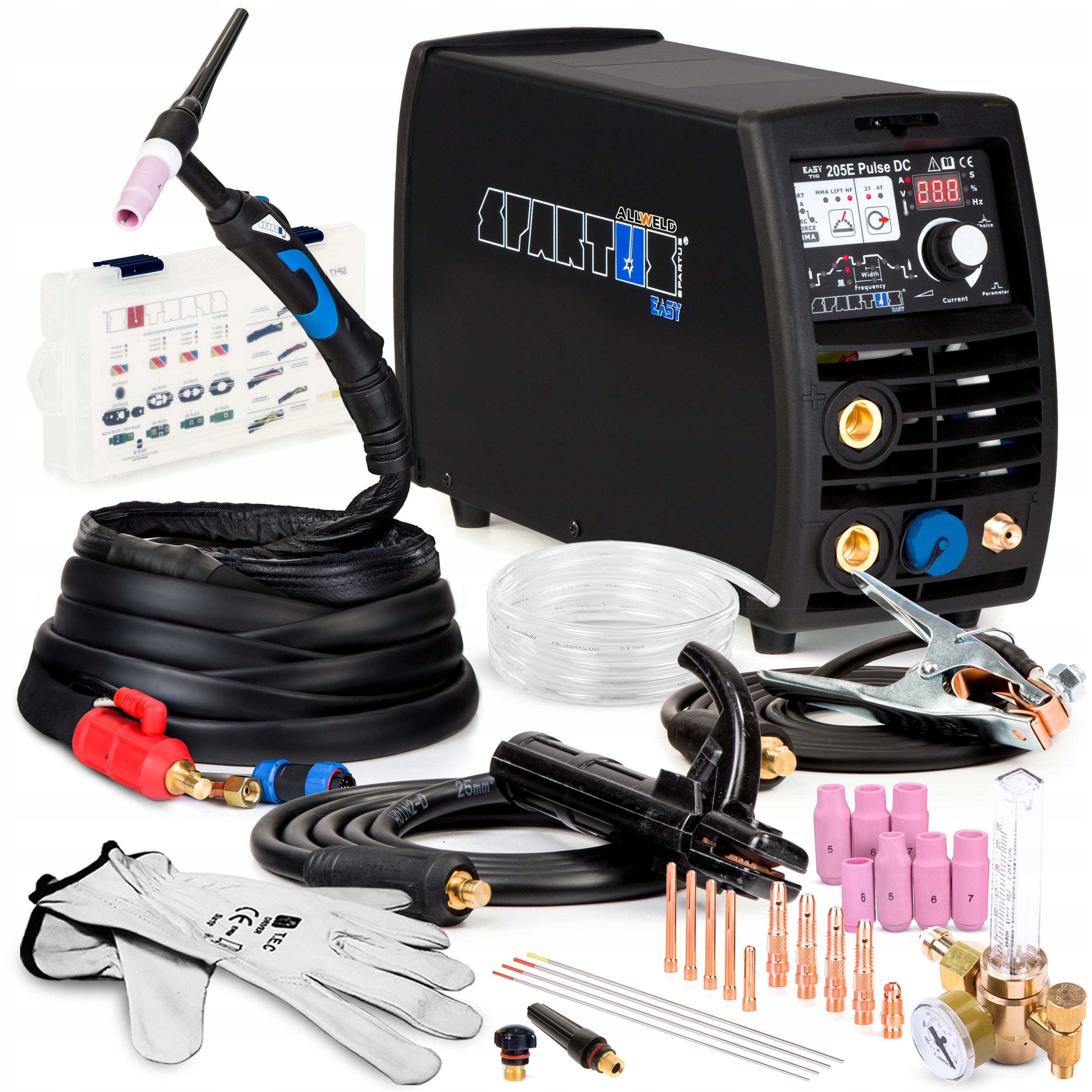 Invertorová Svářečka Spartus Easy Tig 205E Puls Mma 230V 200A Igbt Hf