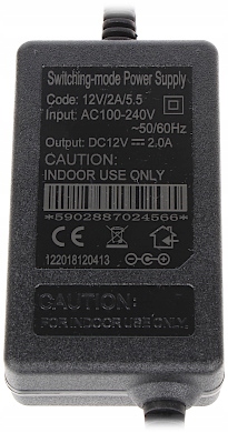 ZASILACZ 12V/2A/5.5 Model ZASILACZ 12V/2A IMPULSOWY