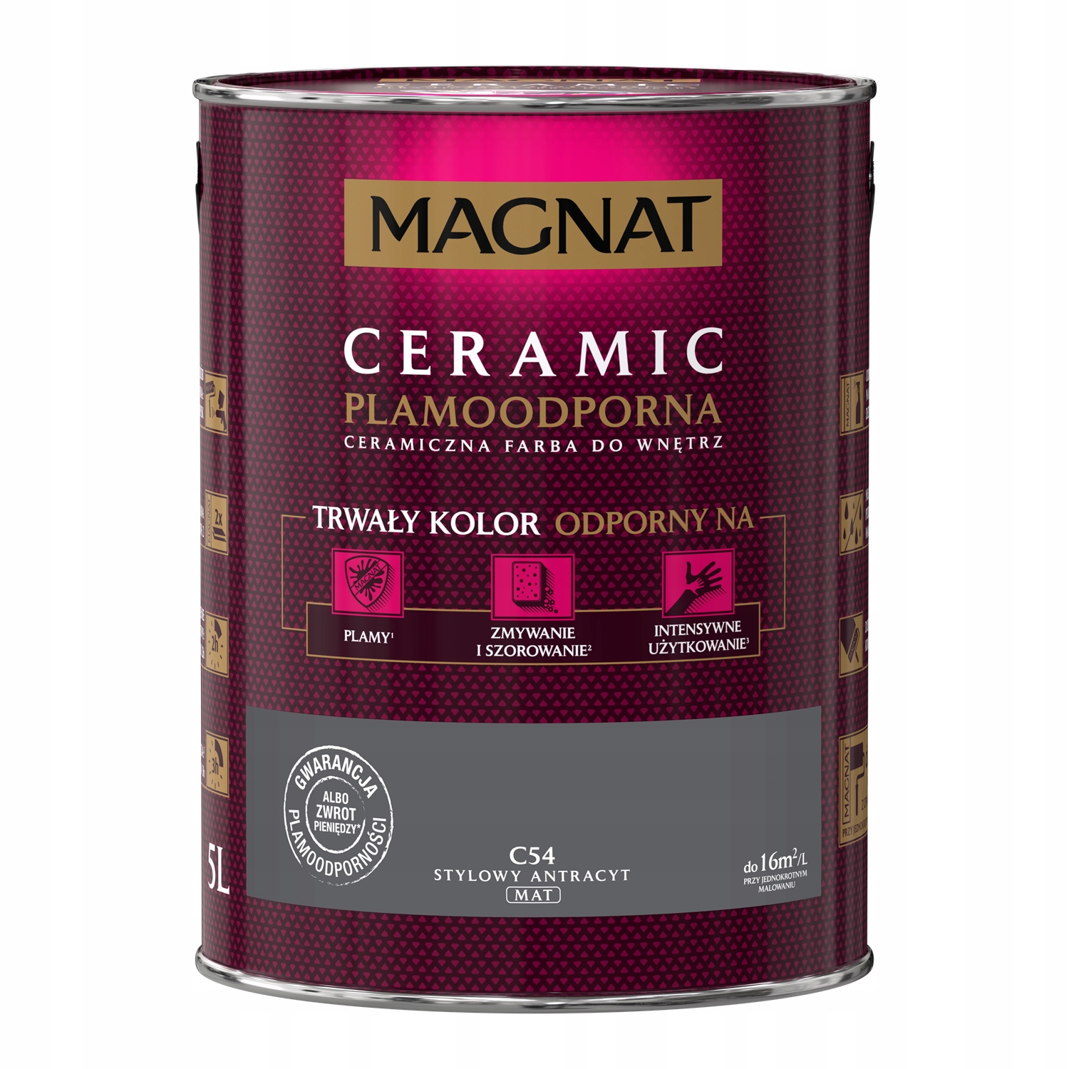 Farba Magnat Keramika 5L C54 Štýlová Antracitová