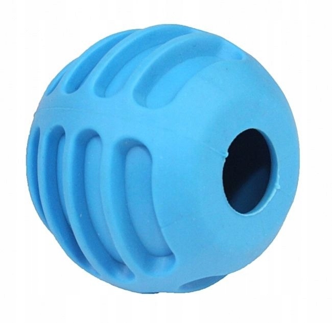 

Piłka na przysmaki psa zapach wołowiny niebieska