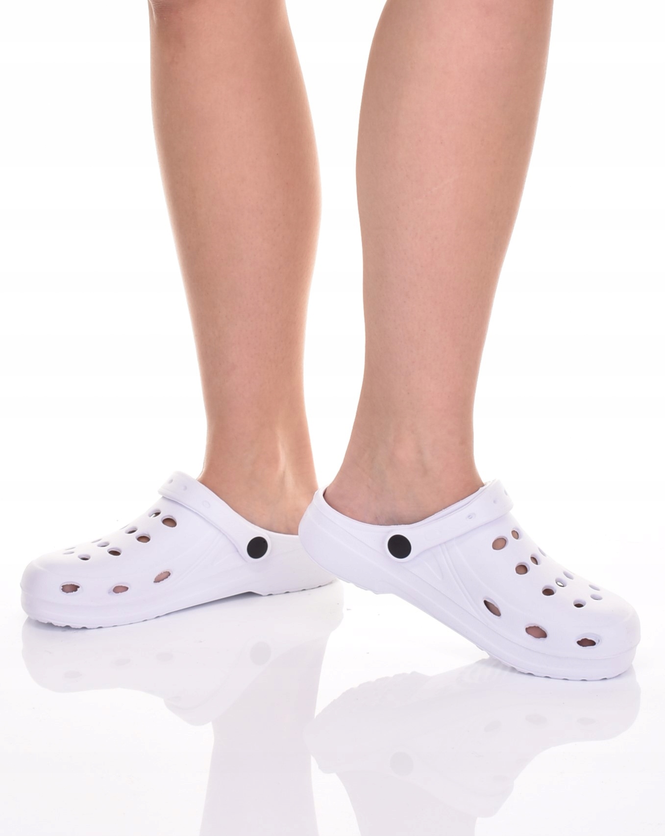 KLAPKI DAMSKIE Z PIANKI MEDYCZNE BUTY CHODAKI Z RUCHOMYM ZAPIĘTKIEM Marka bez marki