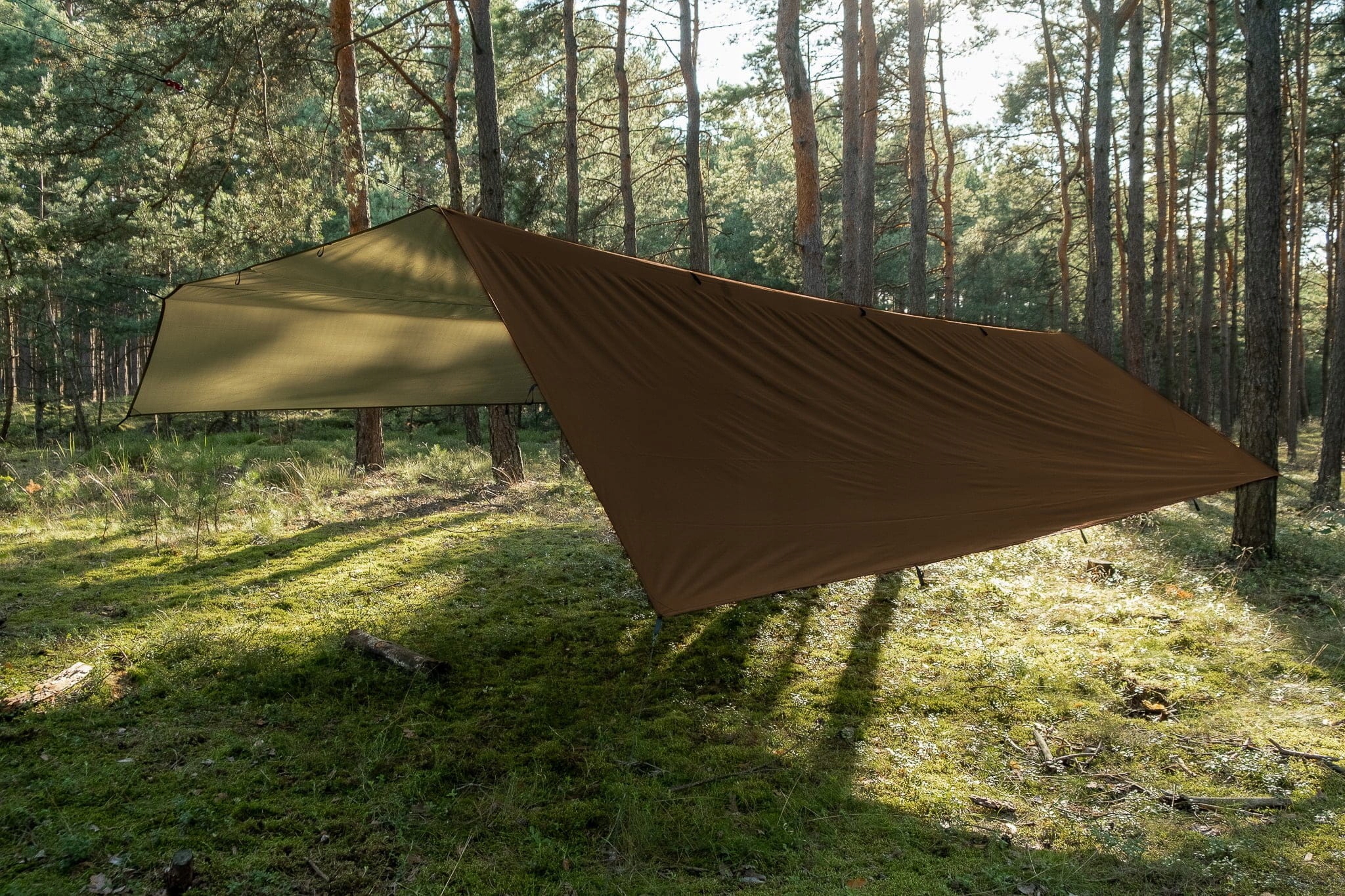 TigerWood Termo Tarp 4,5 x 4,5 m hnědý