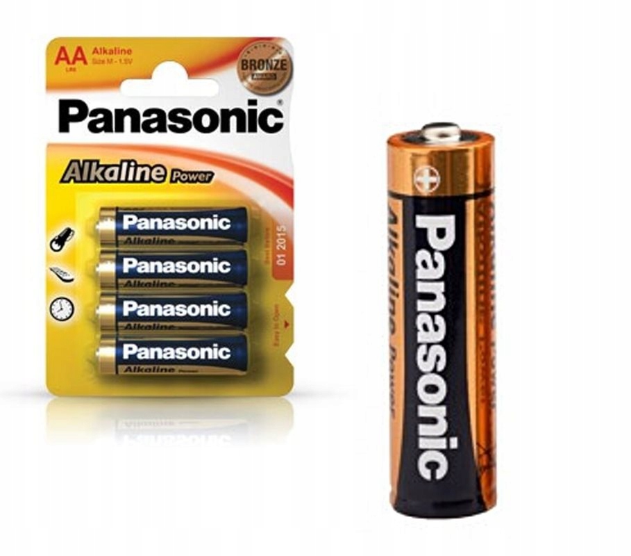

Baterie Alkaliczne Panasonic Power LR6 Aa
