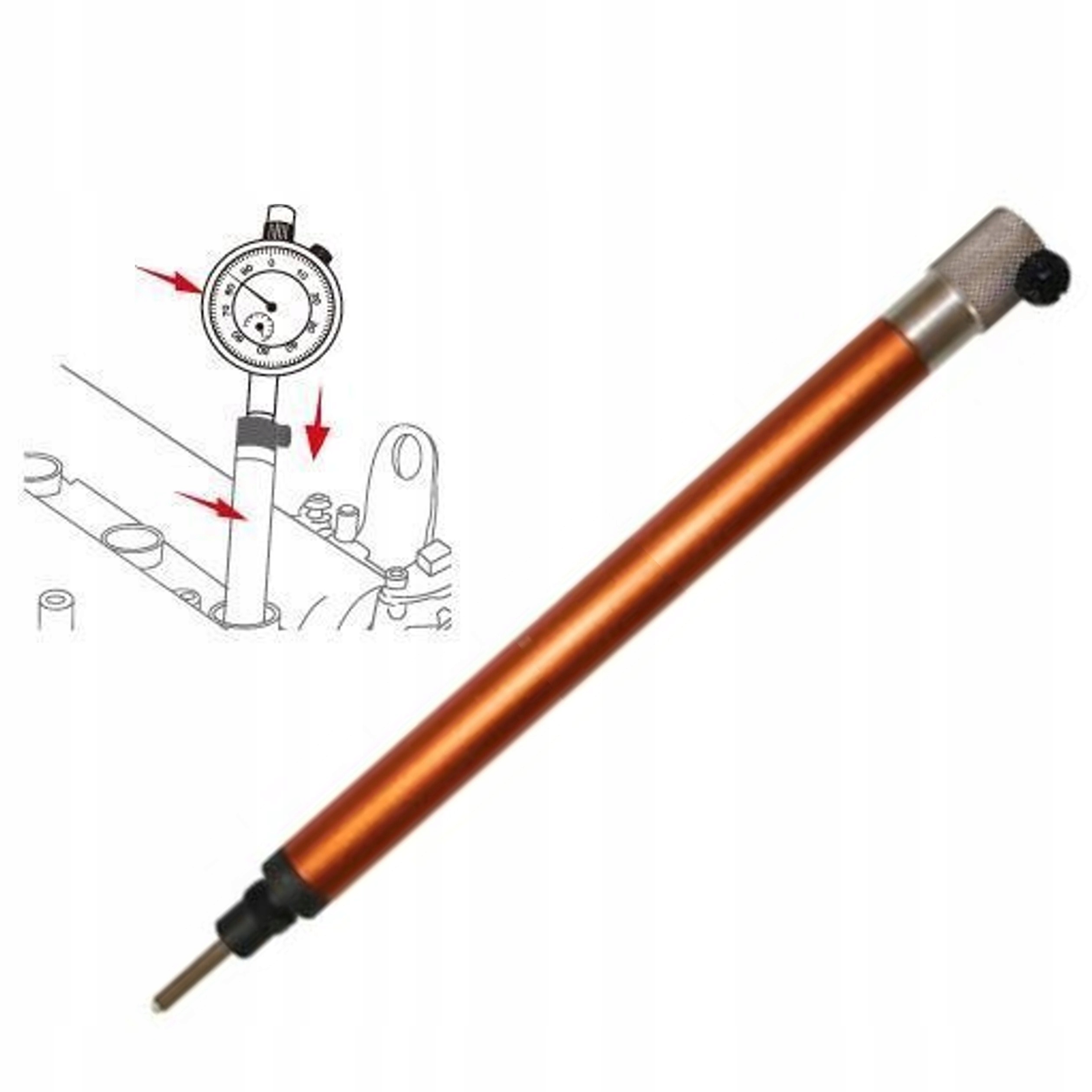 Rurka Uchwyt Czujnika Zegarowego Gmp FSi T10170##