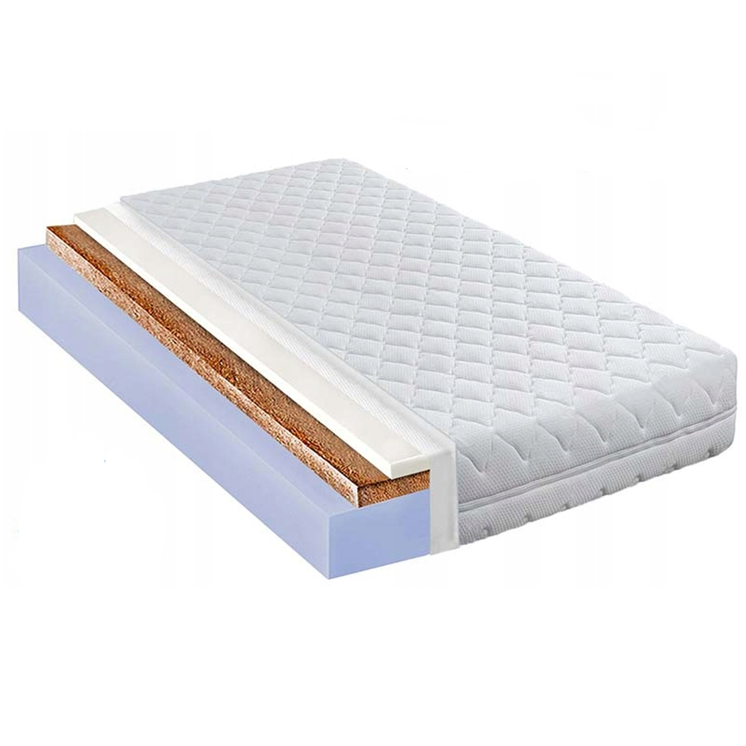 140X180 Matrac S Kokosom A Visco Penou Zdravý 25 CM