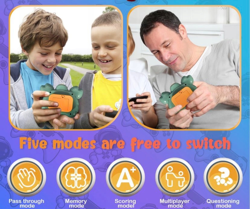 GRA POP IT ANTYSTRESOWA ZRĘCZNOŚCIOWA ZABAWKA ELEKTRONICZNA KRAB ZIELONY Producent DoModa