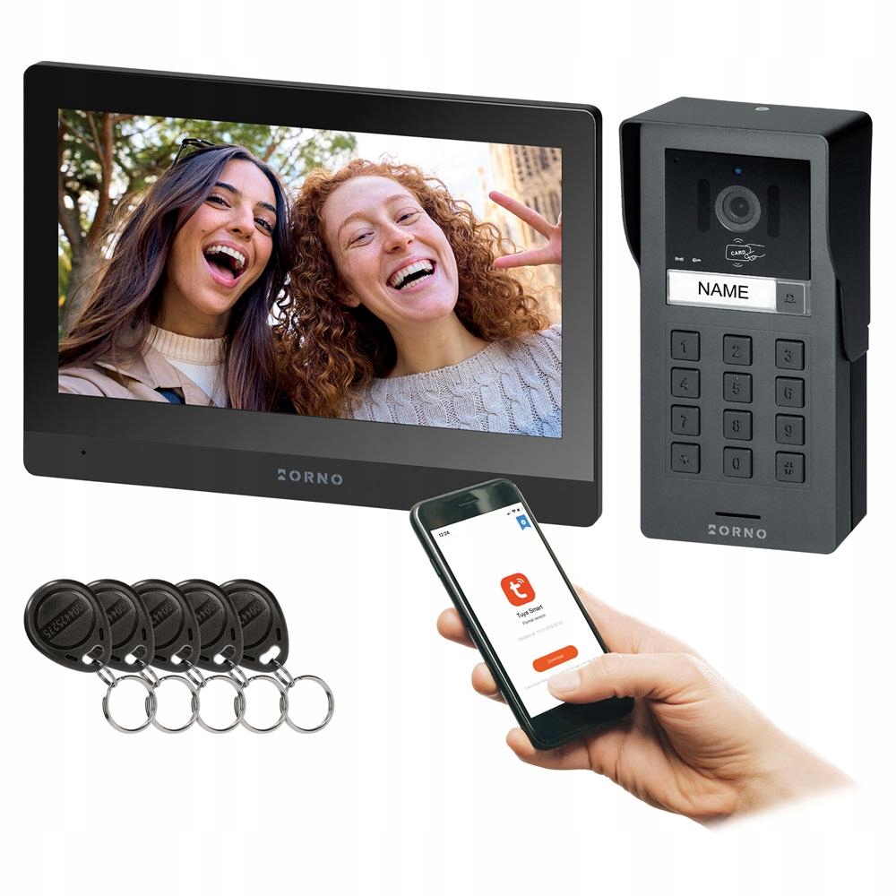 Gadi, videovrátnik, 2-žilový, 10", Wi-Fi, Full Hd, šifrovač