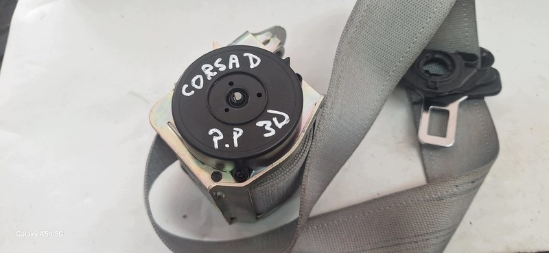 tension belt safety right front OPEL CORSA D 607707600E