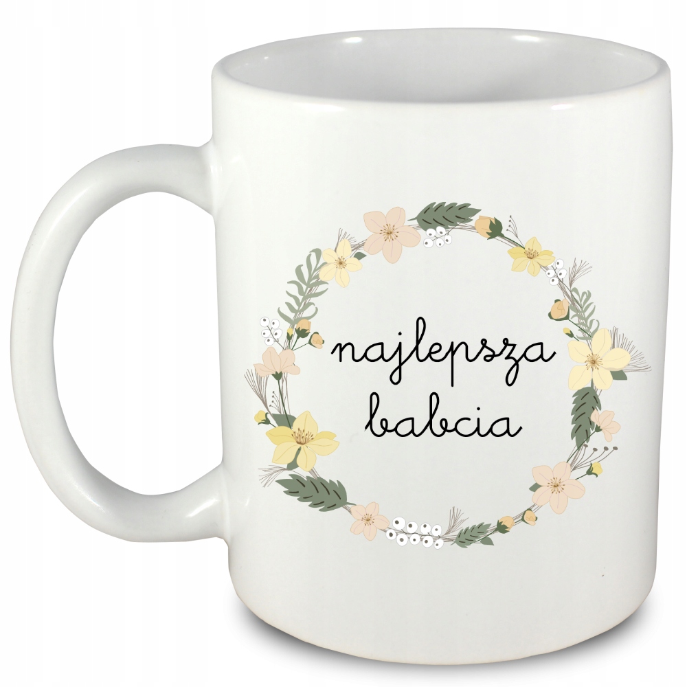 

Kubek dla babci, babcia imię, 2