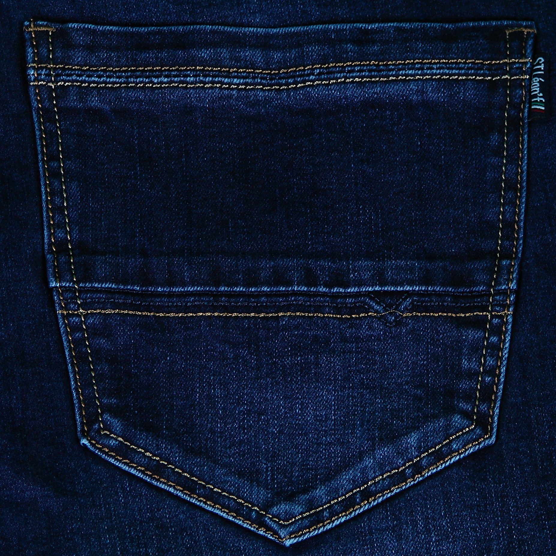 SPODNIE MĘSKIE JEANSOWE W42 L32 112-114 cm Odcień granatowy