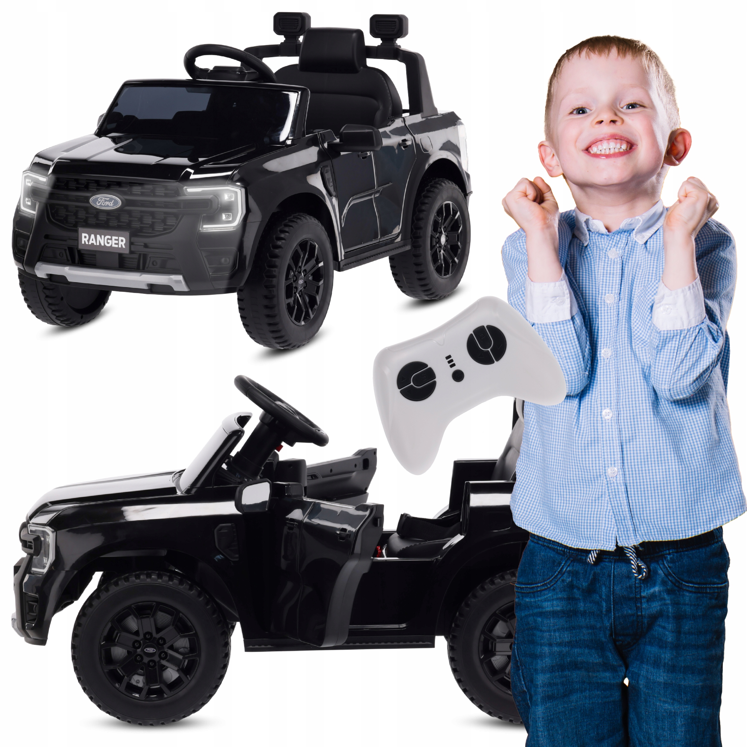 Auto na akumulator Samochód Pojazd na akumulator MP3 Pilot 12v4.5 Ah Ford