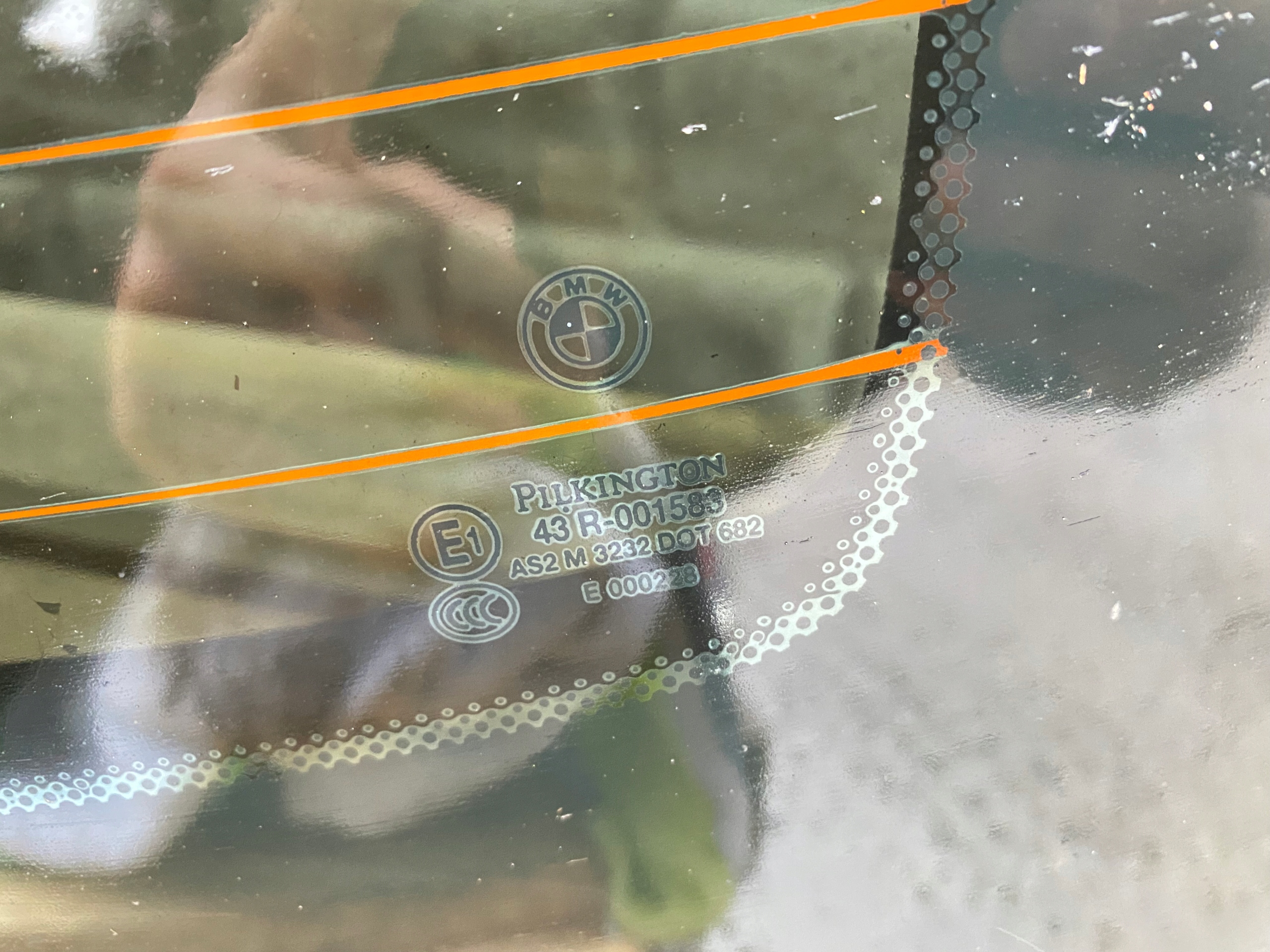 SZYBA TYL DachuBMW E93 ORYGINAL NIE PRZYCIEMNONA Producent części BMW OE