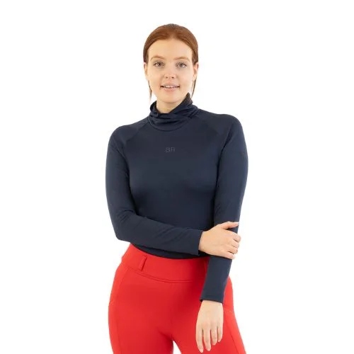 Jezdecký golf Br Jasmin 25AW technický dámský, tmavě modrý L