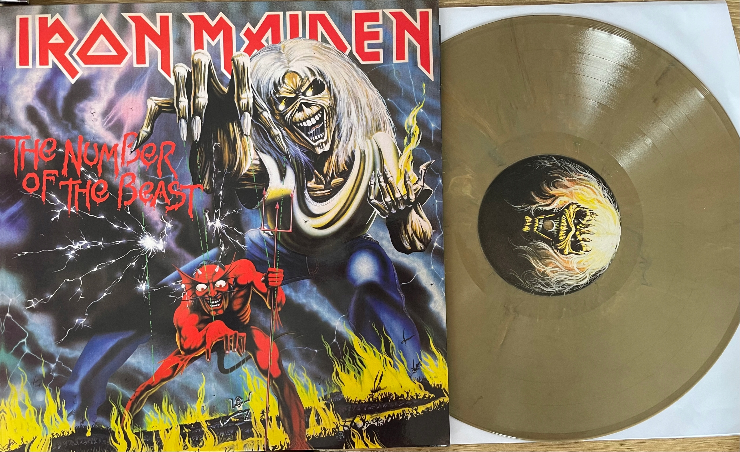 Iron Maiden The Number of the Beast レコード Iron Maiden – The Number Of The Beast / Japan – Karma Music